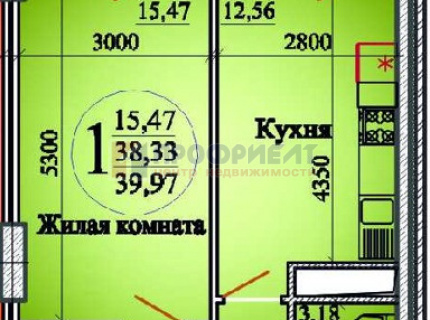 Продам однокомнатную квартиру